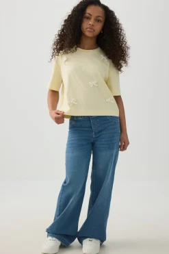 Boxy T-Shirt with Embellishment