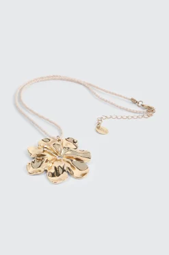 Braided Cord Pendant Necklace