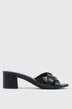 Braided Strap Heel Sandals