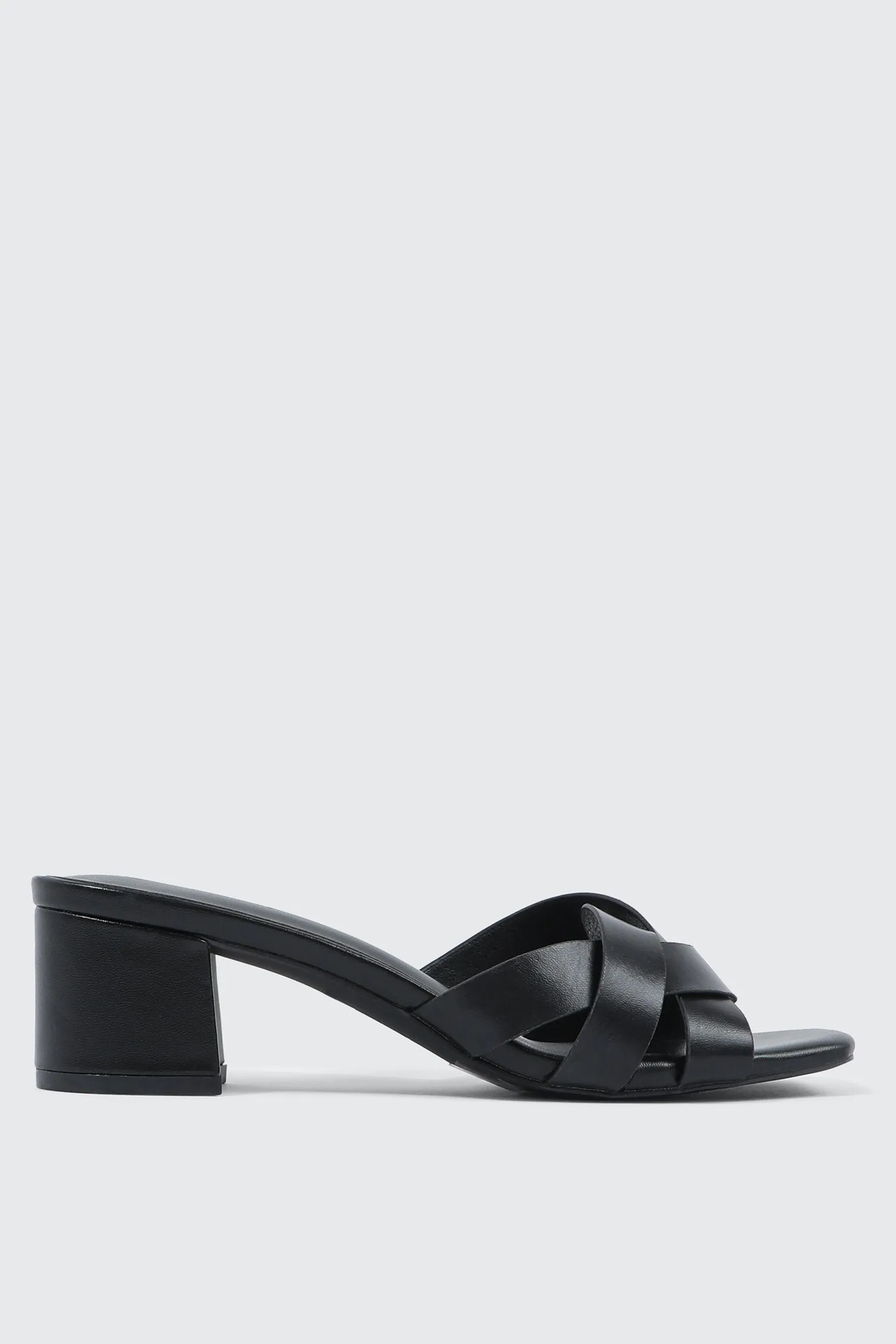 Braided Strap Heel Sandals