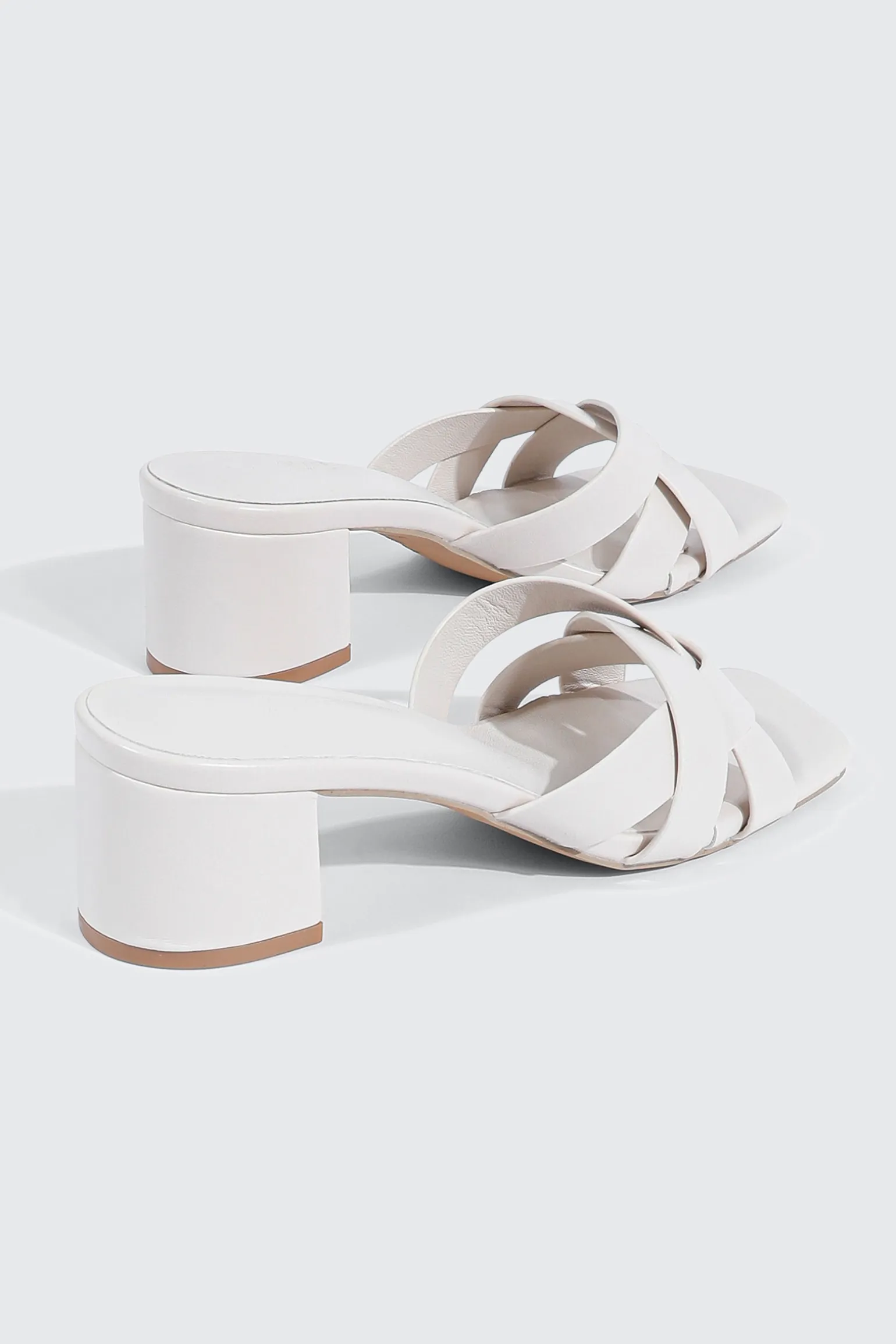 Braided Strap Heel Sandals
