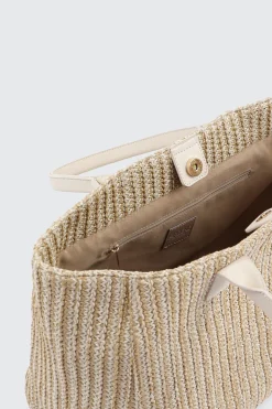 Braided Straw Tote