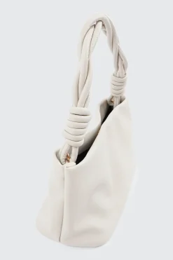 Braided Top Handle Shoulder Bag