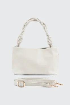Braided Top Handle Shoulder Bag