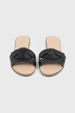 Braided Vamp Flat Sandals