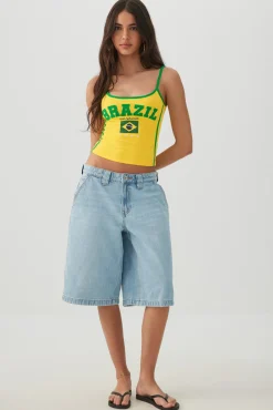Brazil Contrast Tank Top