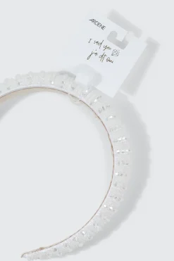 Bridal Beaded Woven Headband