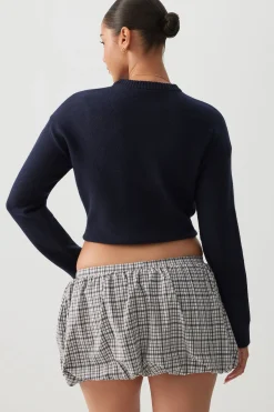 Bubble Micro Skirt with Shorts