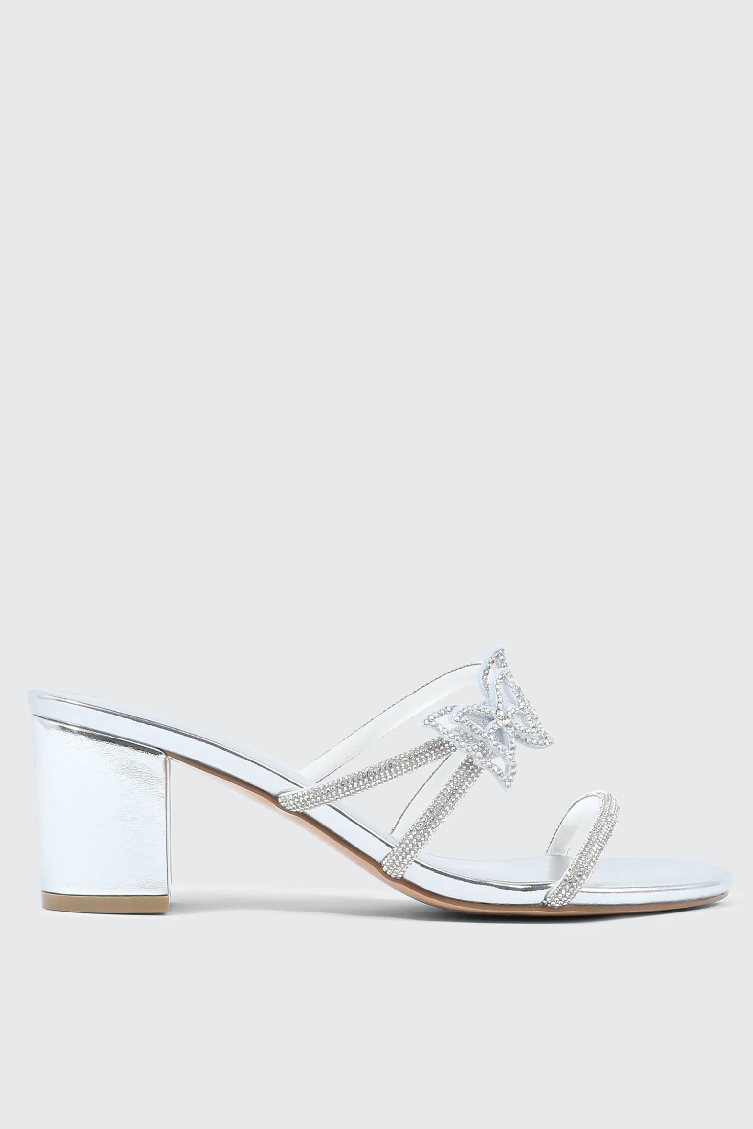 Butterfly Block Heel Sandals