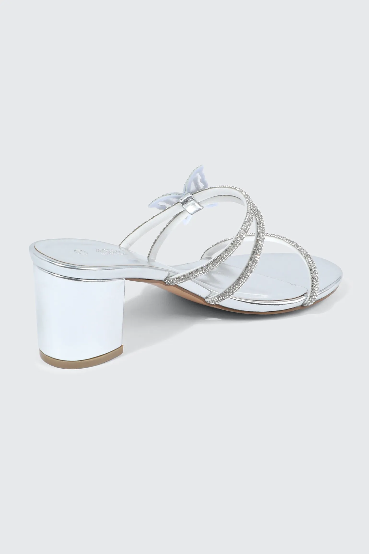 Butterfly Block Heel Sandals