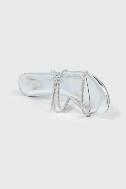 Butterfly Block Heel Sandals