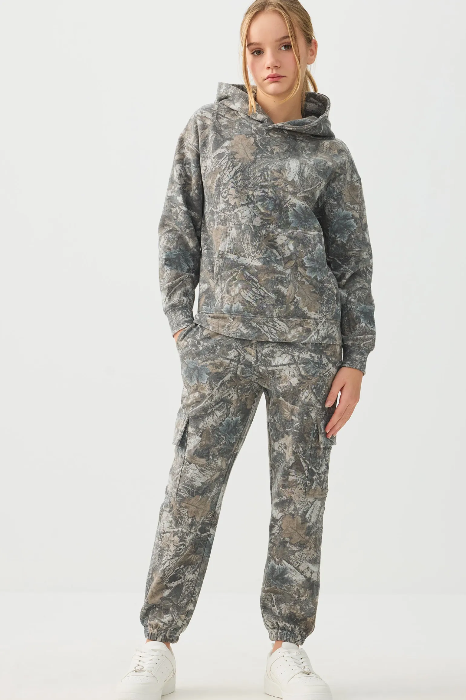 Camouflage Cargo Sweatpants