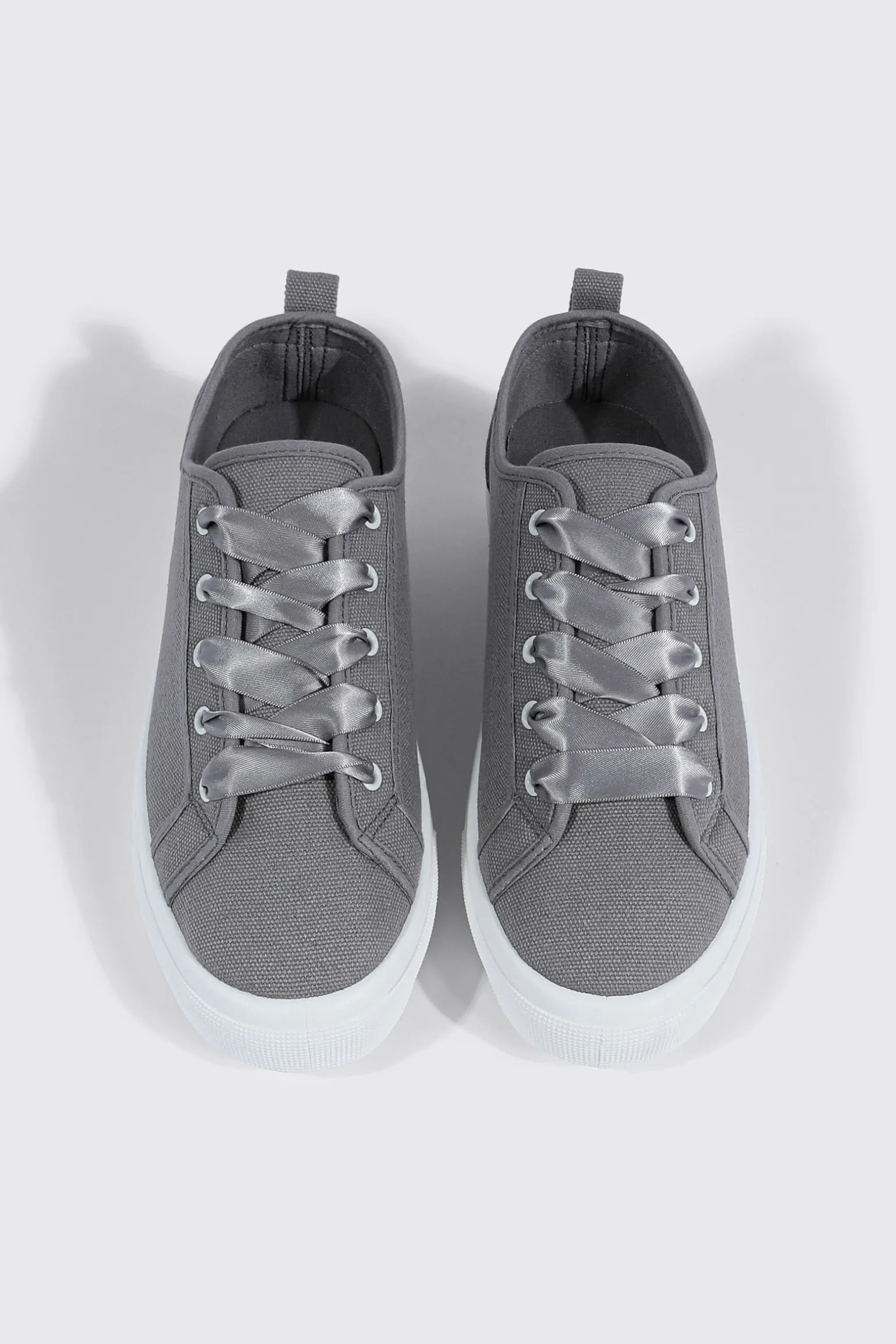 Canvas Lace Up Sneakers