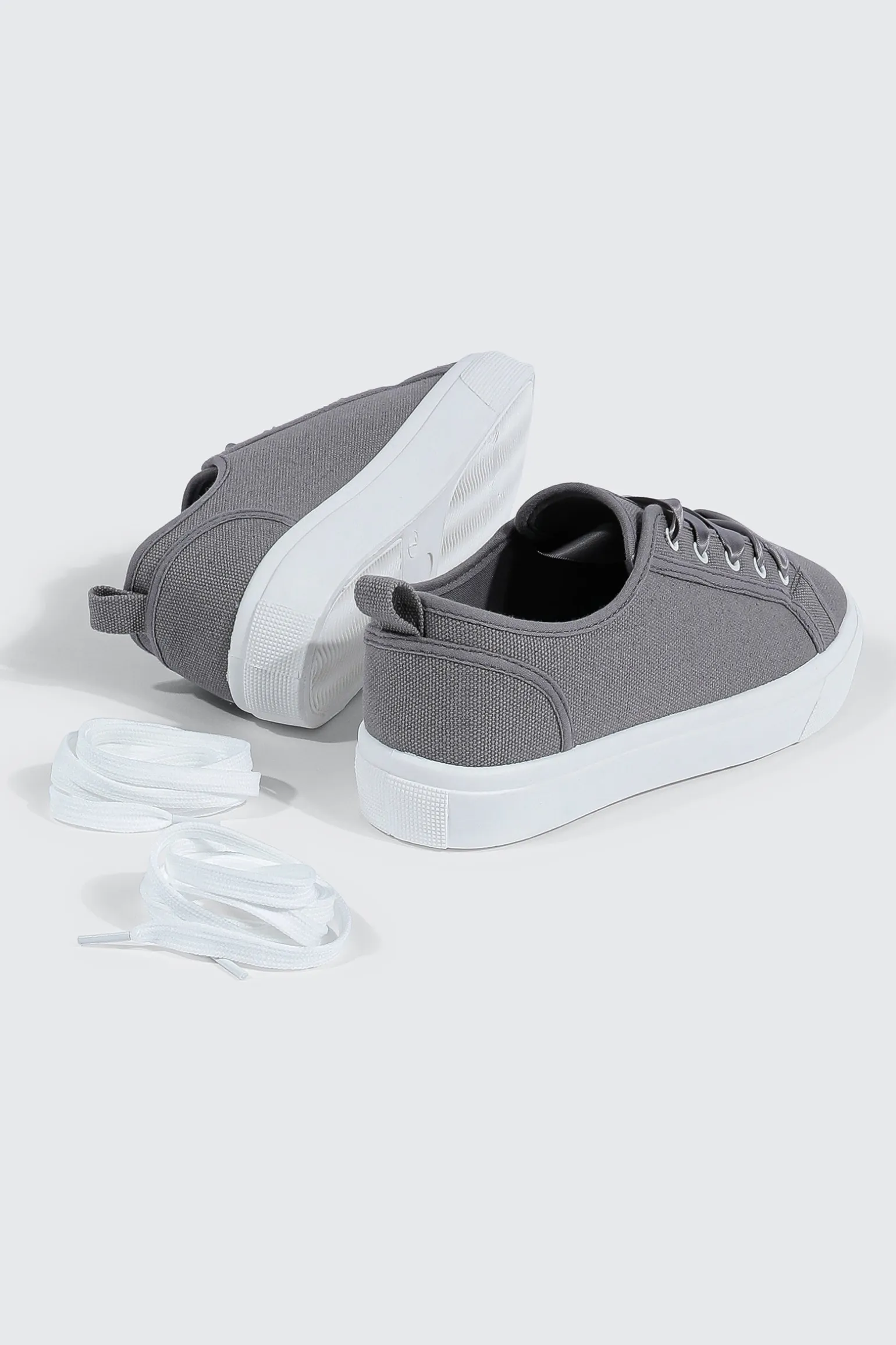 Canvas Lace Up Sneakers