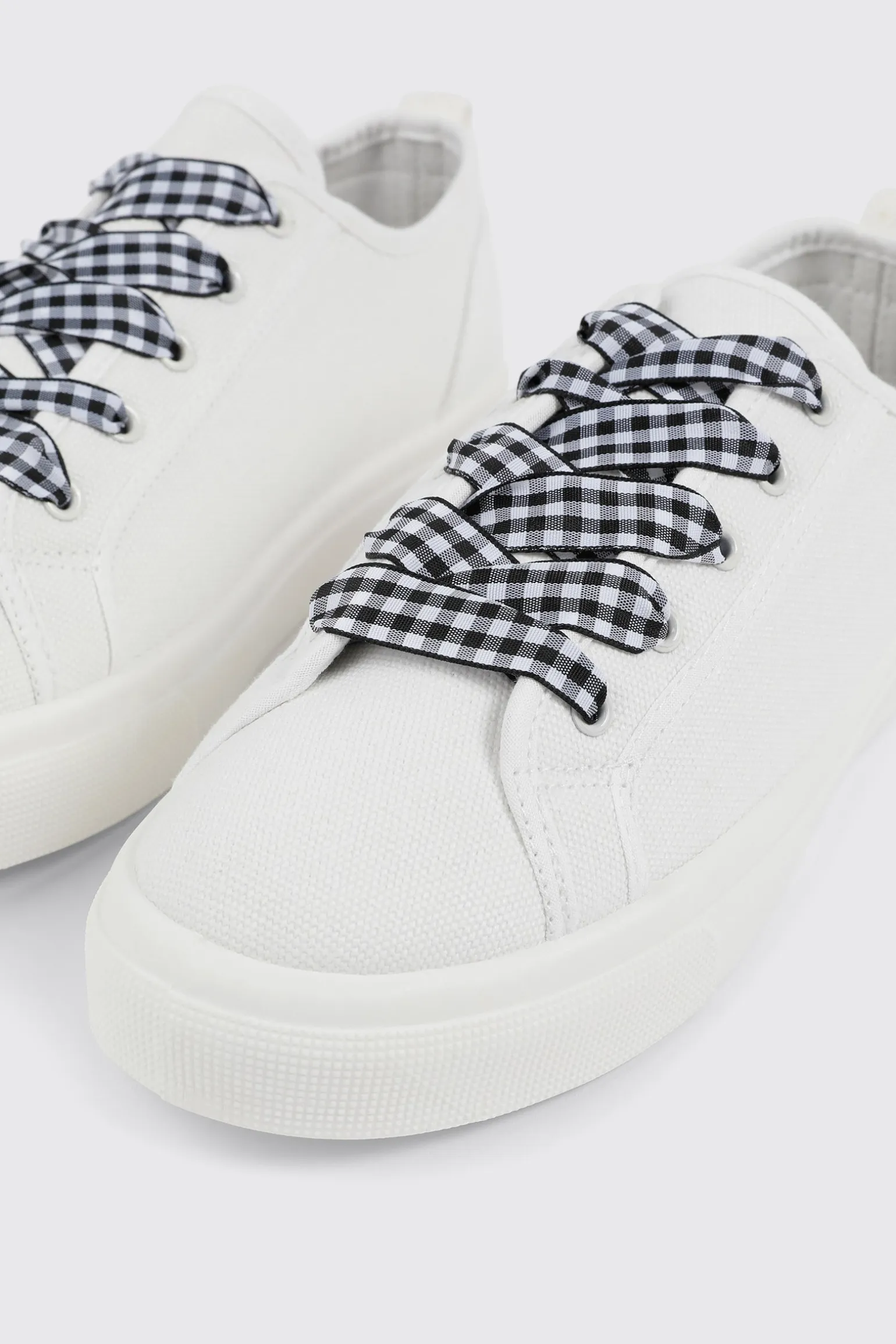 Canvas Lace Up Sneakers