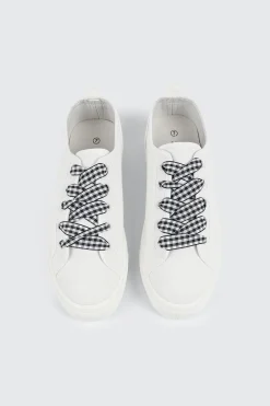 Canvas Lace Up Sneakers