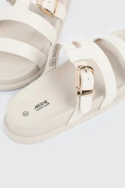 Chunky Slides with Buckle Detail