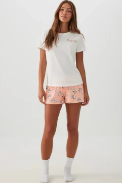 Classic Snoopy Print T-shirt