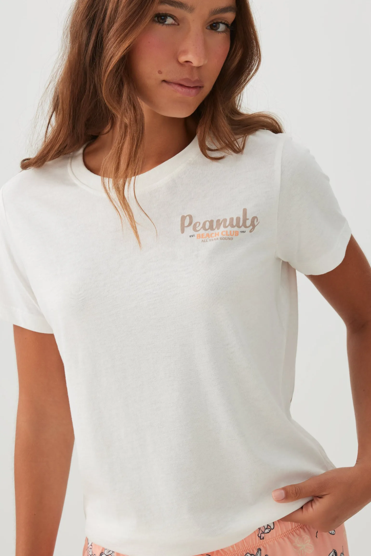 Classic Snoopy Print T-shirt