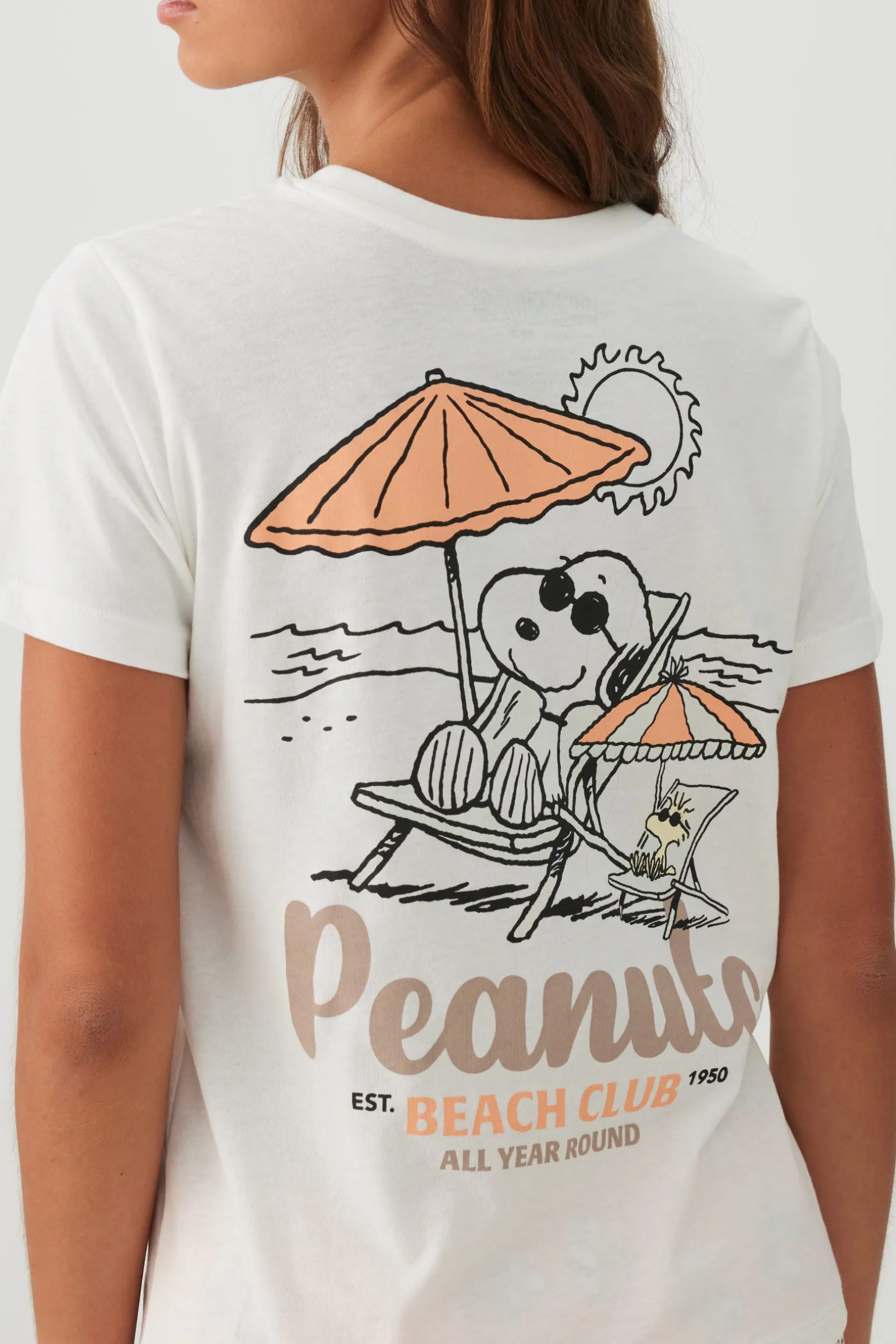 Classic Snoopy Print T-shirt