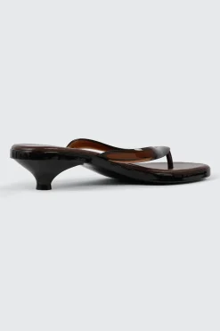 Clear Mule Kitten Heels