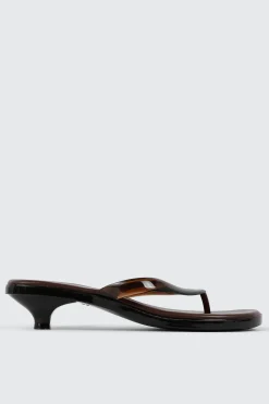 Clear Mule Kitten Heels