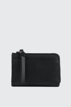 Compact Faux Leather Wallet