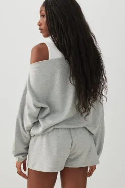 Contrast Drawcord Knit Shorts