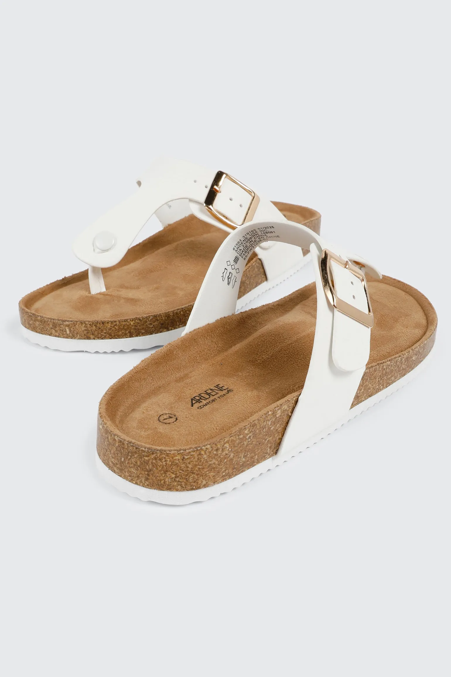Cork T-Strap Sandals