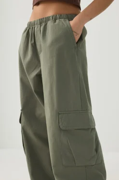Cotton Woven Cargo Pants
