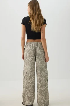 Cotton Woven Cargo Pants