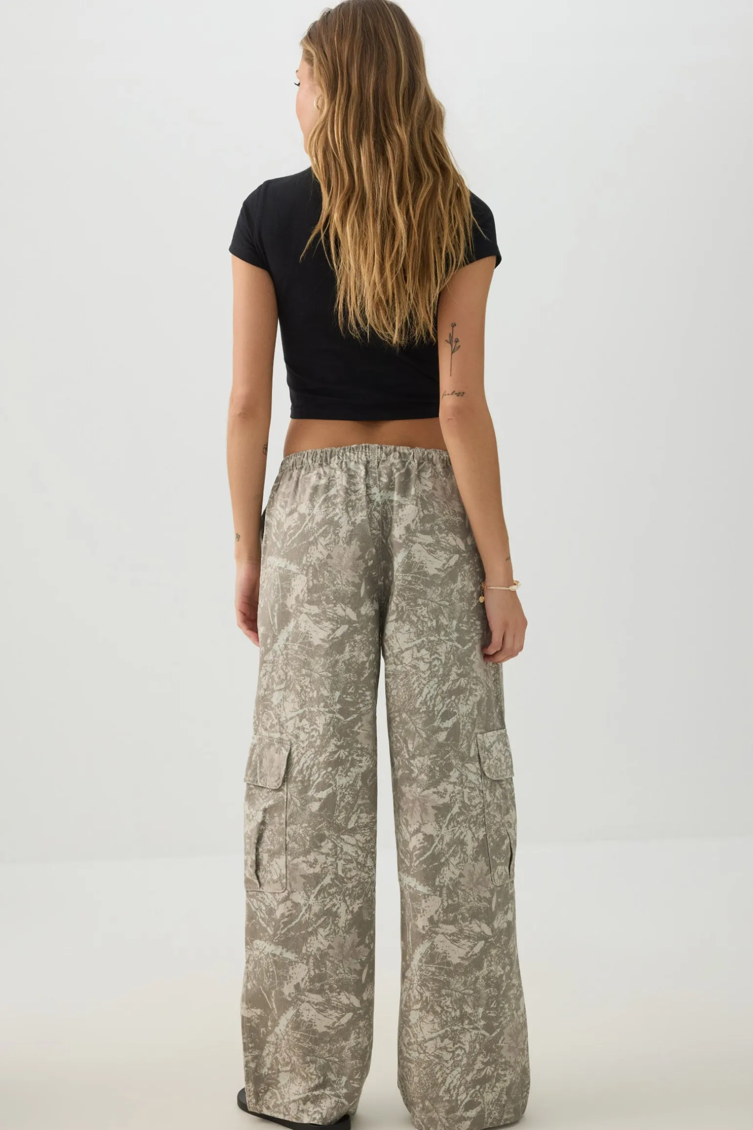 Cotton Woven Cargo Pants
