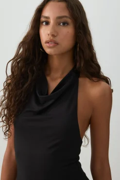 Cowl Neck Maxi Dress