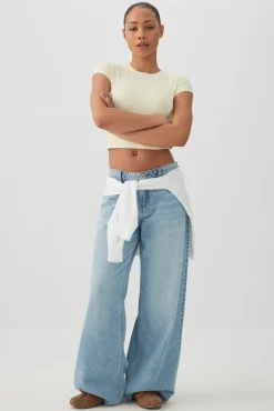 Crew Neck Crop Top