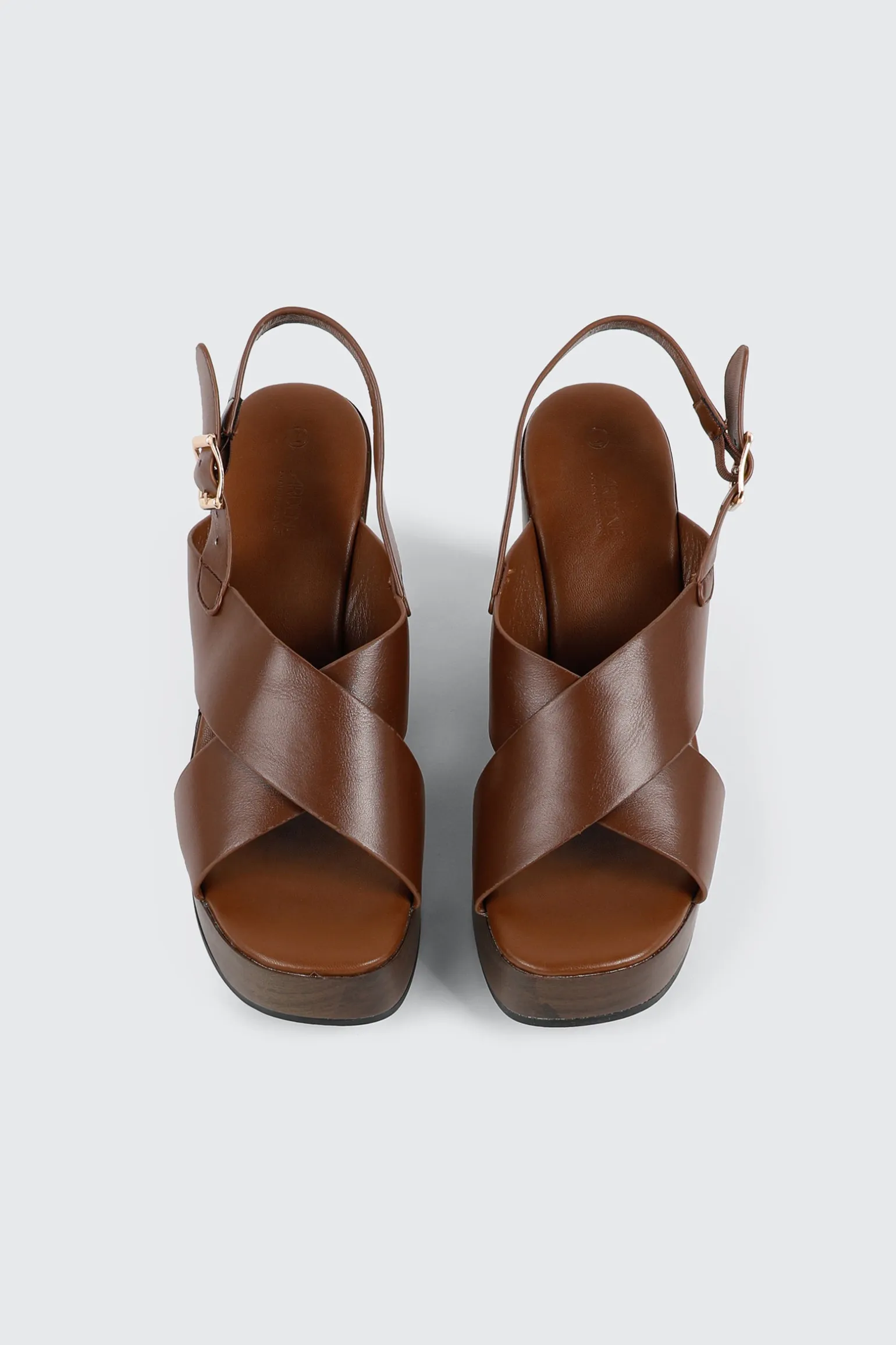 Crisscross Wedge Sandals