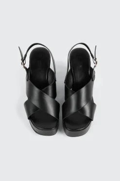 Crisscross Wedge Sandals