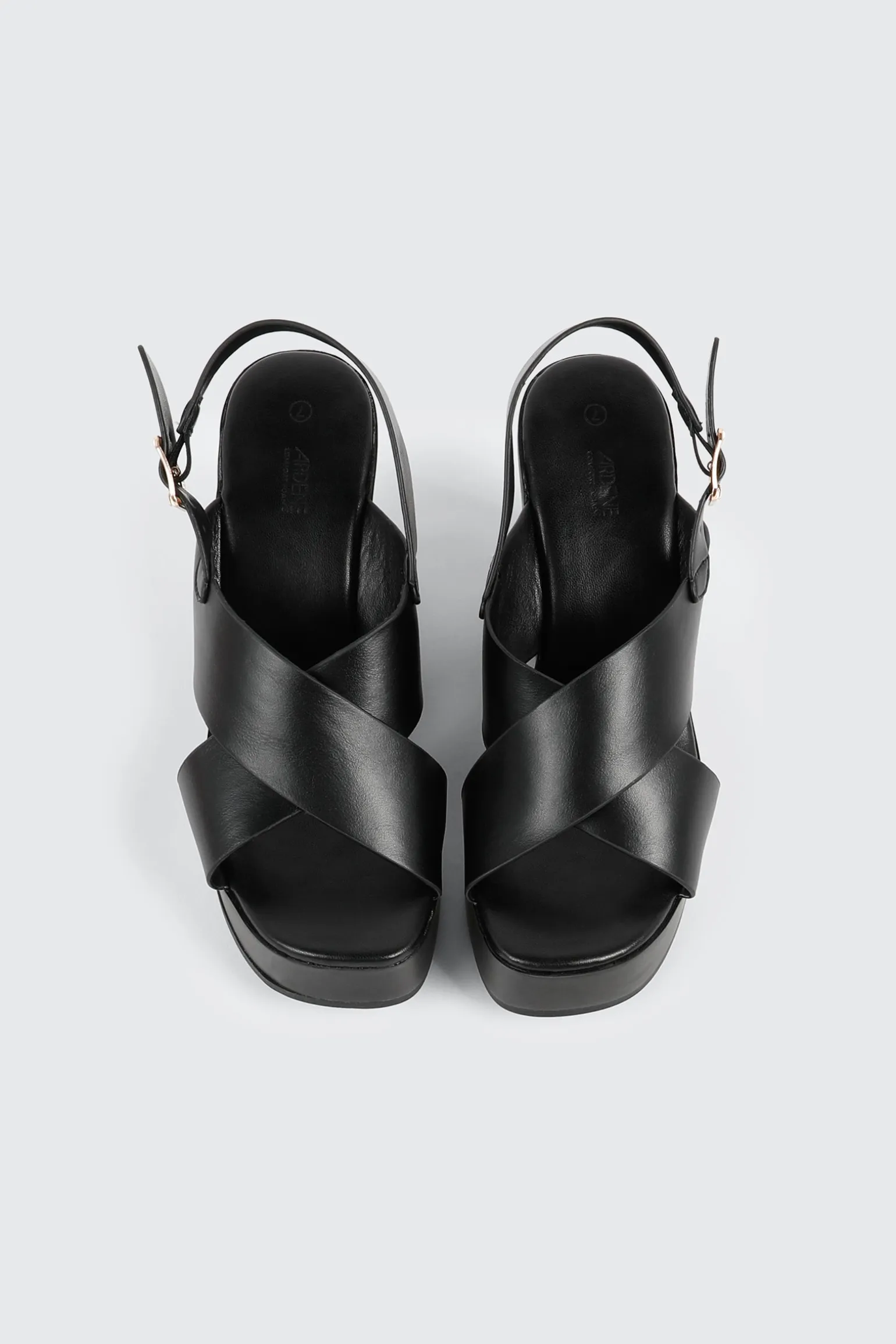 Crisscross Wedge Sandals