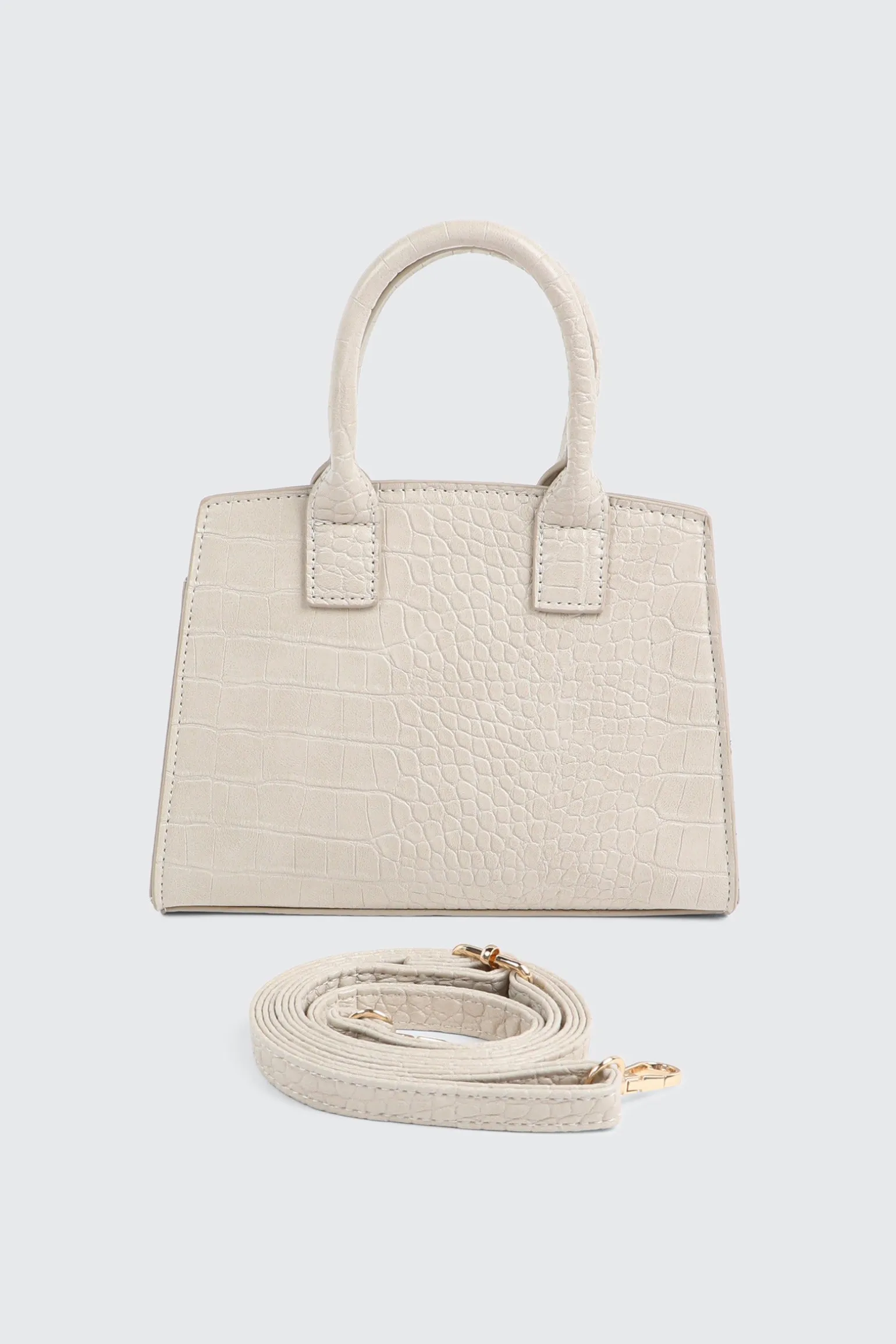 Croc Embossed Tote