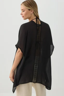 Crochet Trim Swim Cover Up