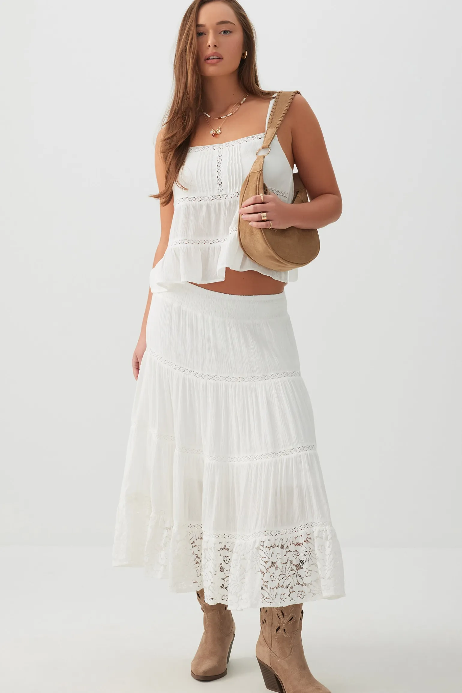 Crochet Trim Tank Top