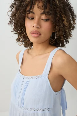 Crochet Trim Tank Top
