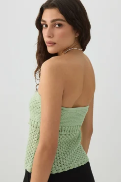 Crochet Tube Top with Built-In Bra