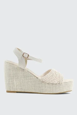 Crochet Wedge Sandals
