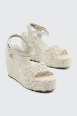 Crochet Wedge Sandals