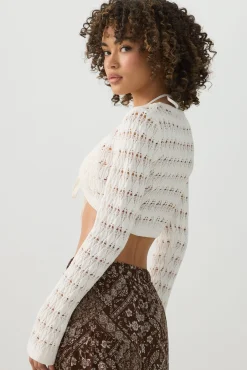 Crop Open Stitch Shrug