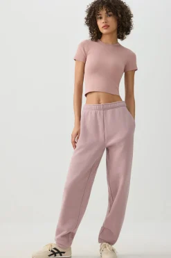 Crop Seamless Crew Neck T-Shirt