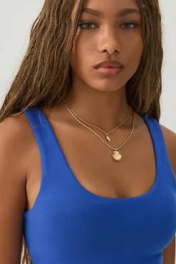 Crop Tank Top With Built In Bra