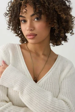 Crop V-Neck Cardigan