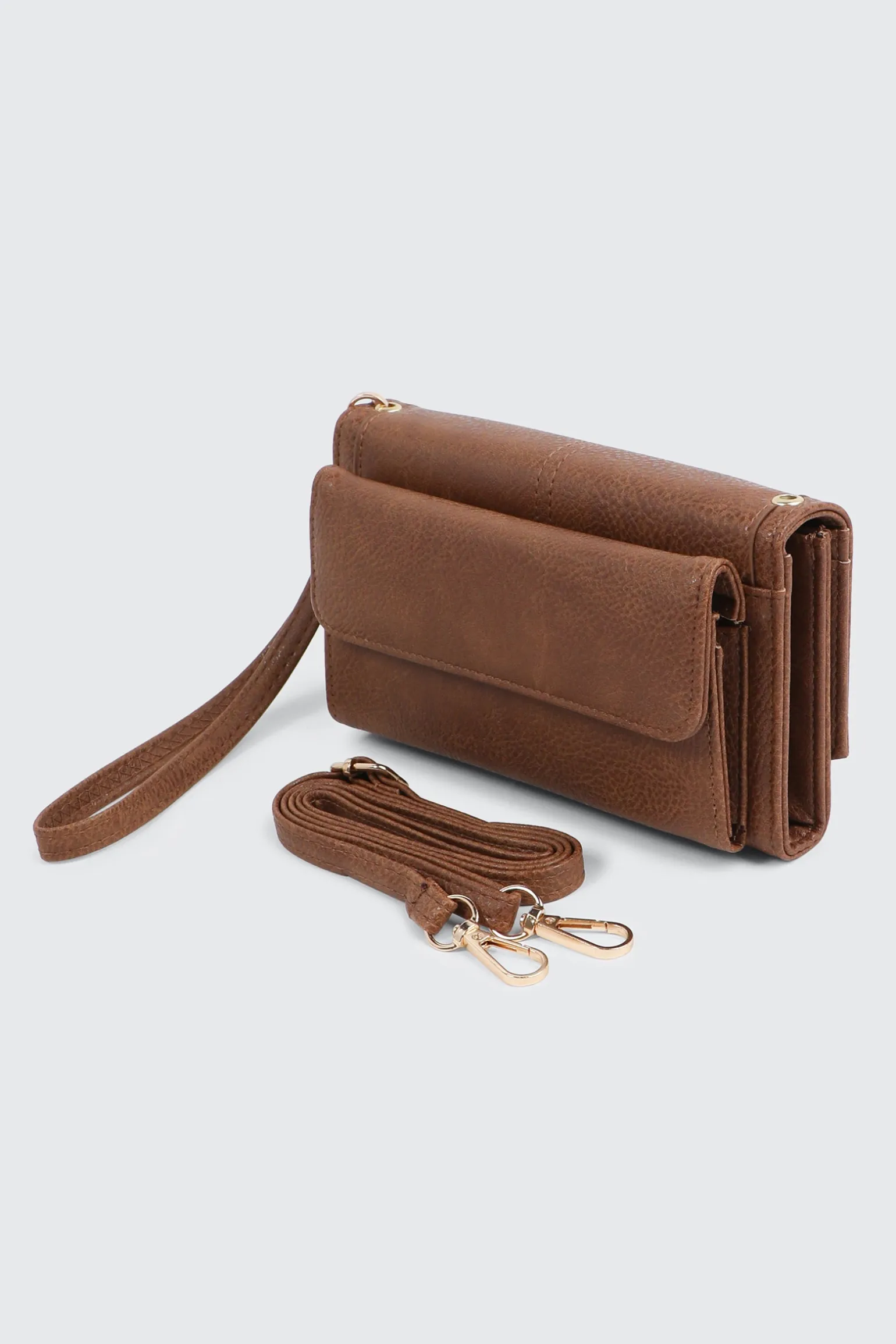 Crossbody Flap Wallet