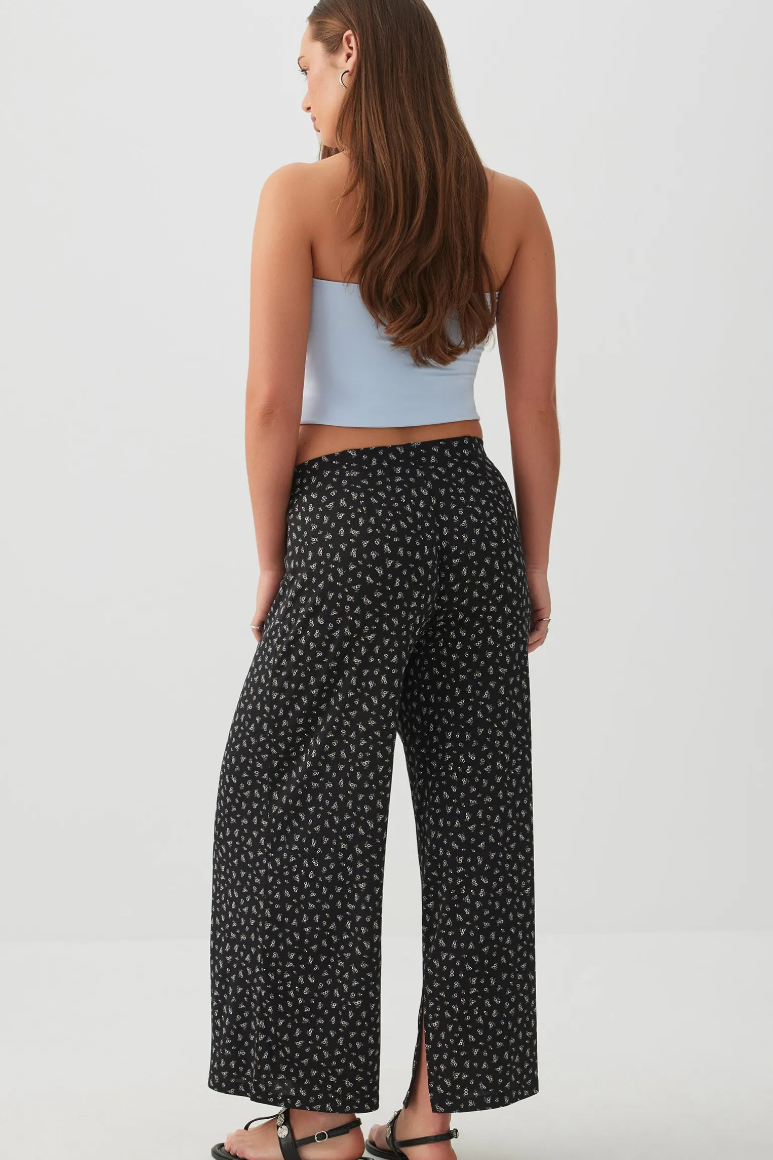Culottes with Side Slits